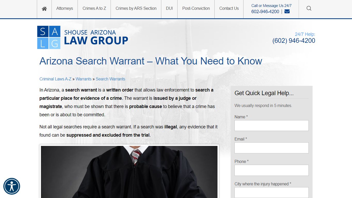 Arizona Search Warrant - What You Need to Know - Shouse Law Group